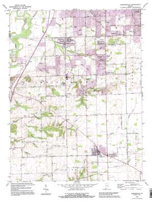 Bargersville USGS topographic map 39086e2