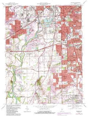 Maywood USGS topographic map 39086f2