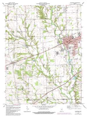 Plainfield USGS topographic map 39086f4