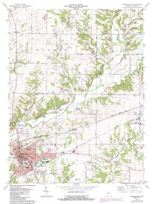 Greencastle USGS topographic map 39086f7