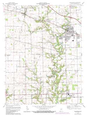 Brownsburg USGS topographic map 39086g4