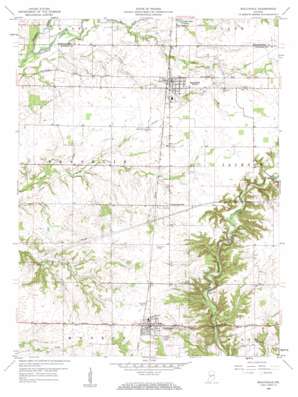 Roachdale USGS topographic map 39086g7