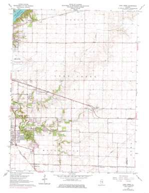 Long Creek USGS topographic map 39088g7