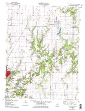 Carlinville East USGS topographic map 39089c7