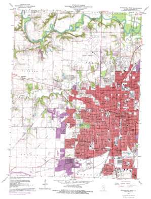 Springfield West USGS topographic map 39089g6