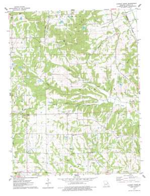 Luckett Ridge USGS topographic map 39090a7