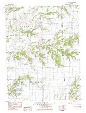 Athensville USGS topographic map 39090d2