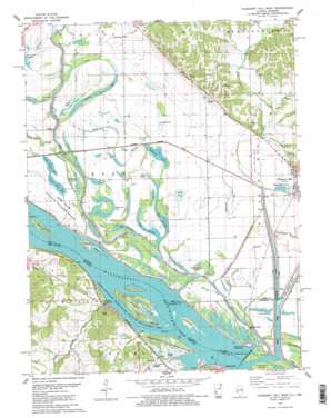 Pleasant Hill West topo map