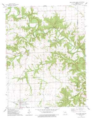 Bellflower North USGS topographic map 39091a3