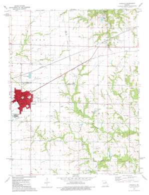 Vandalia USGS topographic map 39091c4