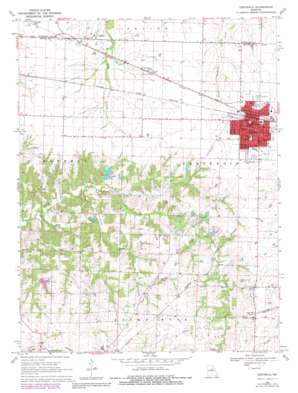 Centralia USGS topographic map 39092b2