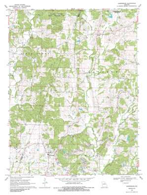 Harrisburg USGS topographic map 39092b4