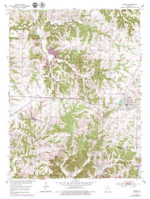 Higbee USGS topographic map 39092c5