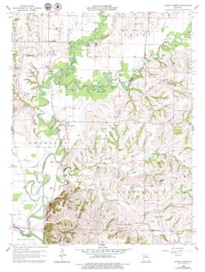 Forest Green topo map