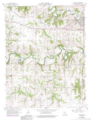 Paris West USGS topographic map 39092d1