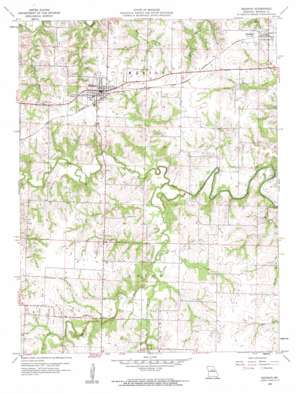 Madison USGS topographic map 39092d2