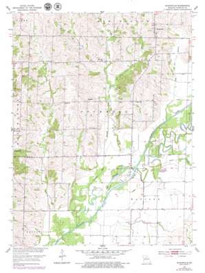 Bynumville topo map