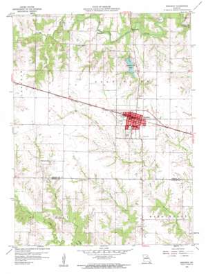 Shelbina USGS topographic map 39092f1