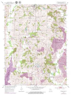 Bevier South topo map