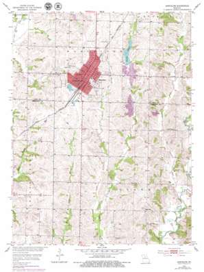 Marceline USGS topographic map 39092f8