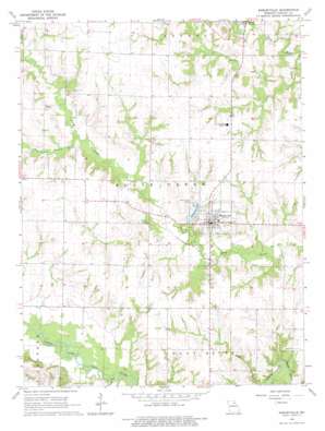 Shelbyville USGS topographic map 39092g1