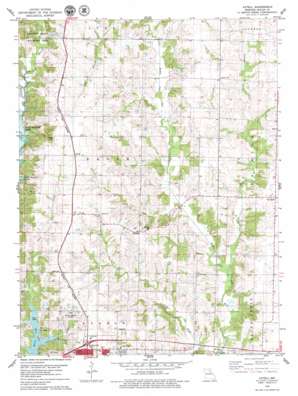 Axtell USGS topographic map 39092g4