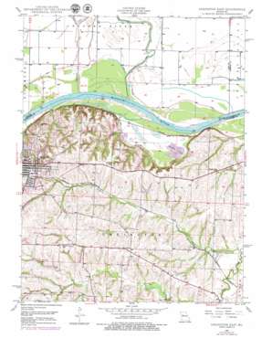 Lexington East USGS topographic map 39093b7