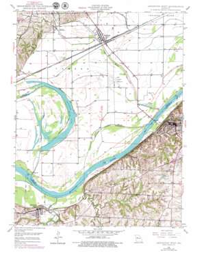Lexington West USGS topographic map 39093b8