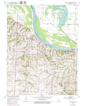New Frankfort topo map