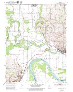 Brunswick West USGS topographic map 39093d2