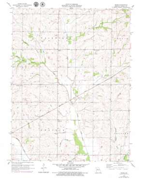Roads USGS topographic map 39093d6