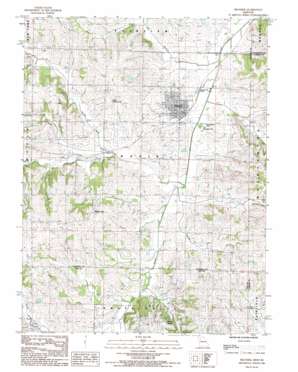 Braymer USGS topographic map 39093e7