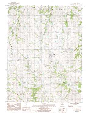 Cowgill USGS topographic map 39093e8