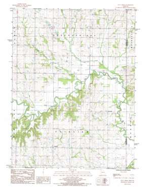 Flat Creek USGS topographic map 39093f7