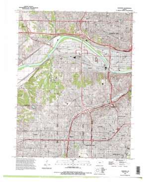 Shawnee USGS topographic map 39094a6