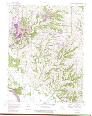 Excelsior Springs topo map