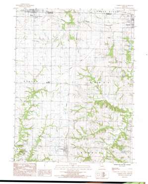 Cameron West topo map