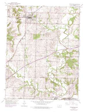 Tonganoxie USGS topographic map 39095a1