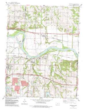 Grantville USGS topographic map 39095a5