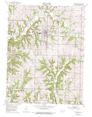 Oskaloosa USGS topographic map 39095b3