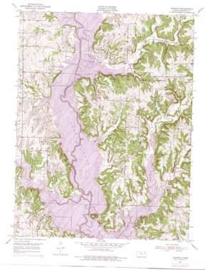 Ozawkie USGS topographic map 39095b4