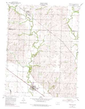 Soldier Creek SW USGS topographic map 39095b8