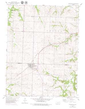 Nortonville topo map