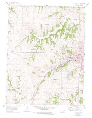 Atchison West topo map