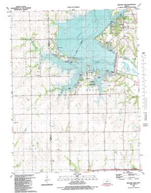 Milford Dam USGS topographic map 39096a8