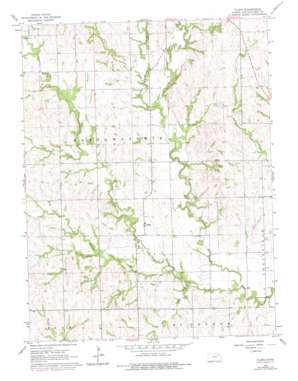 Flush USGS topographic map 39096c4