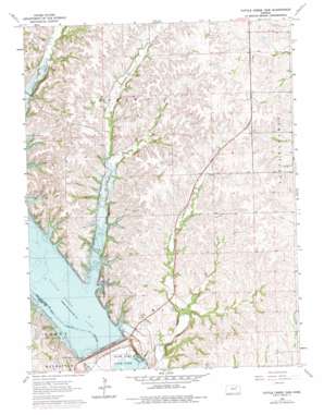 Tuttle Creek Dam USGS topographic map 39096c5