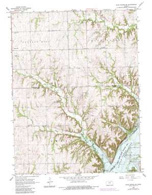Blue Rapids Sw USGS topographic map 39096e6