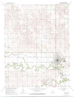 Lincoln USGS topographic map 39098a2