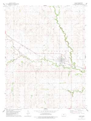 Lucas USGS topographic map 39098a5